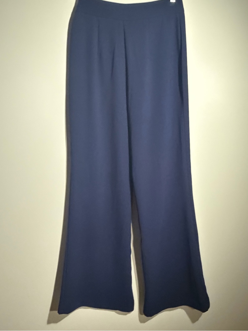 Navy Wide-Leg Women's Pants